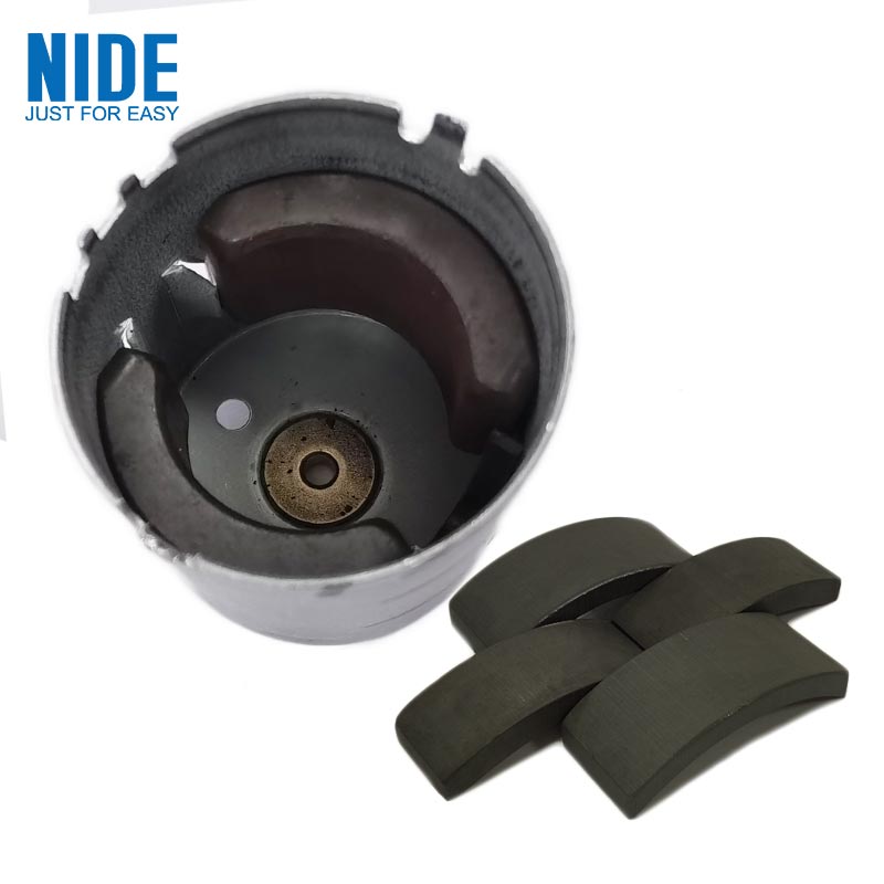 Agordita DC Motoro Ferrite Magnetoj